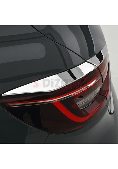 S-Dizayn Renault Clio 5 Krom Stop Üst Çıtası 4 Prç. 2019 ve Üzeri
