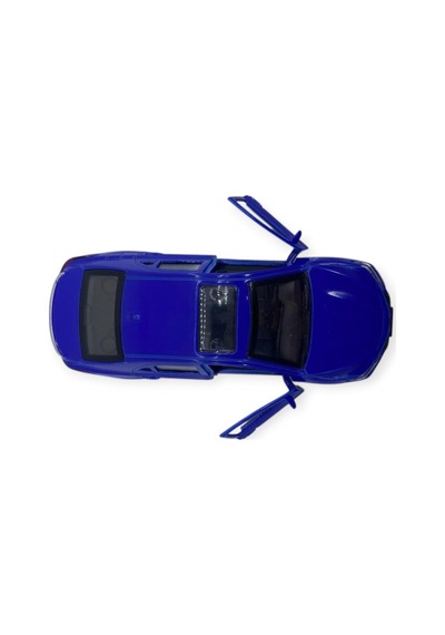 Çek Bırak Kapıları Açılar Sesli Işıklı Metal Araba - 12 Cm - Mavi Kırmızı