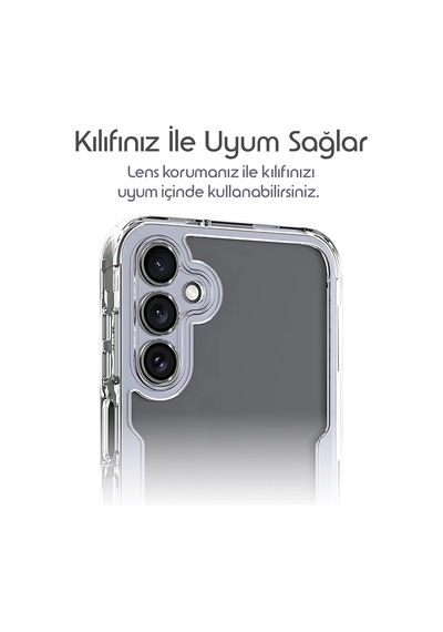 Samsung Galaxy A16 İçin Kolay Kurulum Aparatlı Kamera Lens Koruyucu 9h Temperli Cam Hd Görüntü Darbelere Karşı A16 Koruyucu Alüminyum Alaşım Çerçeve A16 Kamera Koruması Siyah
