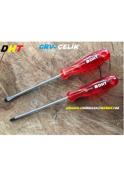 Dht Ph2*260 Uzun Yıldız Tornavida Uzun Düz Tornavida 6,5*260Mm