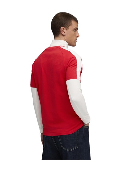 Puma T7 Erkek Kırmızı Günlük Stil T-shirt 62959211 Kırmızı