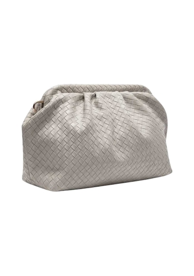 Wikidays.s Moda Trendi Kapitone Dokulu Clutch Portföy Çanta Krem
