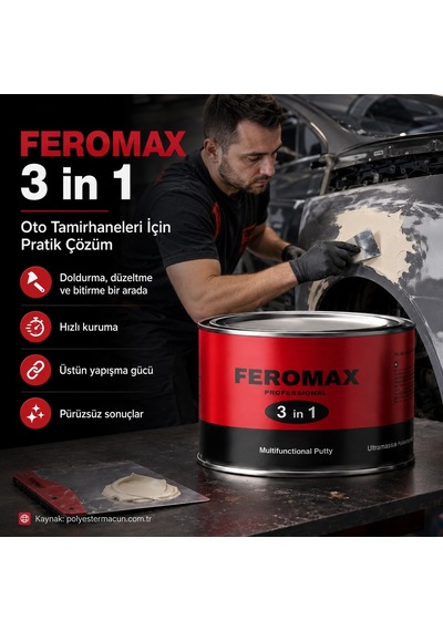 Feromax Polyester 3n1 Macun 2,7 Kg
