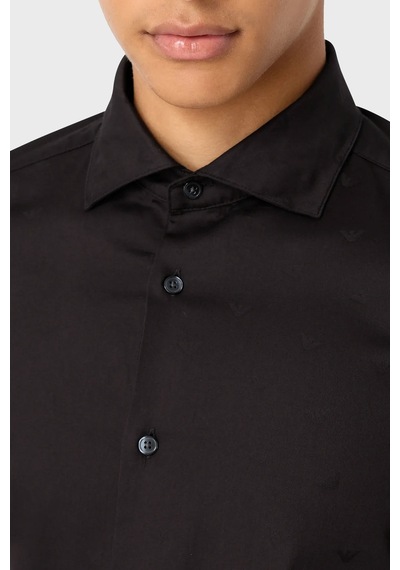 Emporio Armani Erkek Gömlek 6r1c86 1nvyz F087 Siyah