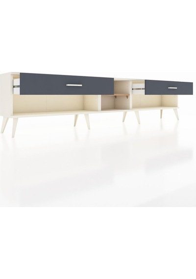 Arges Tv Ünitesi Tek Raflı 2 Çekmeceli 220x30x51 Aytaşı-çam/antrasit Atlas Çam/antrasıt - Aytası Arges Tv Ünitesi Tek Raflı 2 Çekmeceli 220x30x51 Aytaşı-çam/antrasit Atlas Çam/antrasıt - Aytası