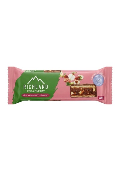 Rıchland Çilek Meyveli Gofret 30 Gr 36'lı