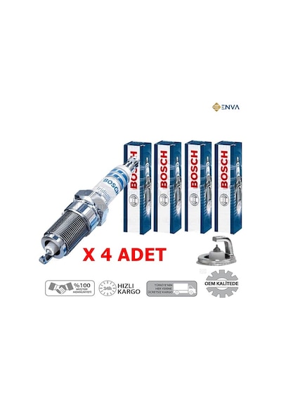 Renault Megane 2 1.4 / 1.6 Motor Benzin Lpg Bosch  İridyum Buji