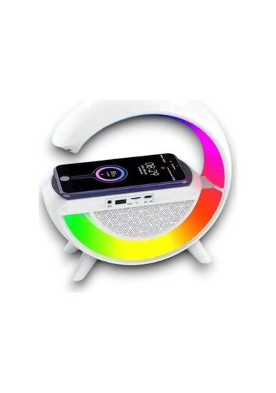 Hepsi Google Dijital Kablosuz Şarj Özellikli Bluetooth Hoparlör Gece Lambası Najmaddin