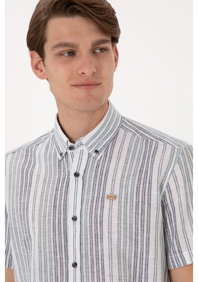 U.s. Polo Assn. Erkek Lacivert Gömlek Kısa Kollu 50299960-vr033 Lacivert