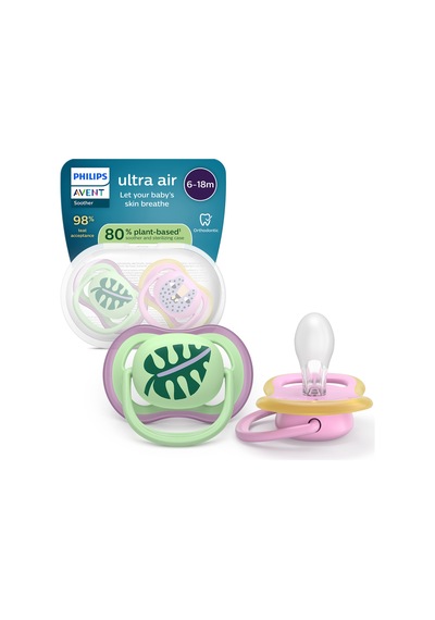 Ultra Air Emzik, Ortodontik, 6-18 Ay, Kız, Scf087/13 Pembe Hayvan