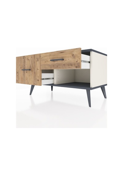 Hyperion Şifonyer 2 Çekmeceli 88x44x48 Aytaşı-antrasit/çam Antrasit/çam Hyperion Şifonyer 2 Çekmeceli 88x44x48 Aytaşı-antrasit/çam Antrasit/çam