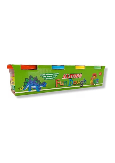 Alpino Fun Dough 400 Gr 4'lü Oyun Hamuru 4x100 Gr Çok Renkli
