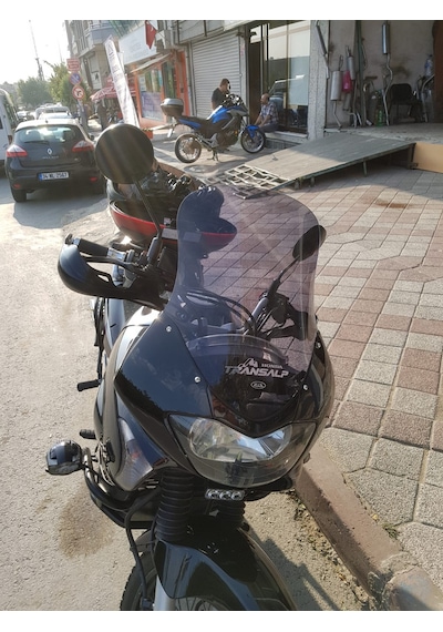 Honda Transalp Xl650 Uzun Cam Koyu Füme Zeus 50Cm 4Mm