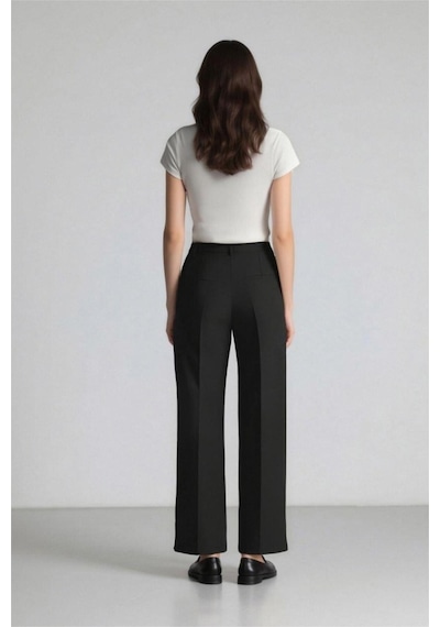 DeFacto Wide Leg Keten Karışımlı Palazzo Pantolon Yüksek Bel Geniş Bol Paça Pensli Cepli A1922AX25SMKH271 DeFacto Wide Leg Keten Karışımlı Palazzo Pantolon Yüksek Bel Geniş Bol Paça Pensli Cepli A1922AX25SMKH271