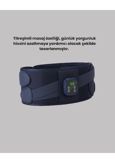 Buğz Bel Boyun Karın Masajı İçin Çok Amaçlı Masaj Kemeri