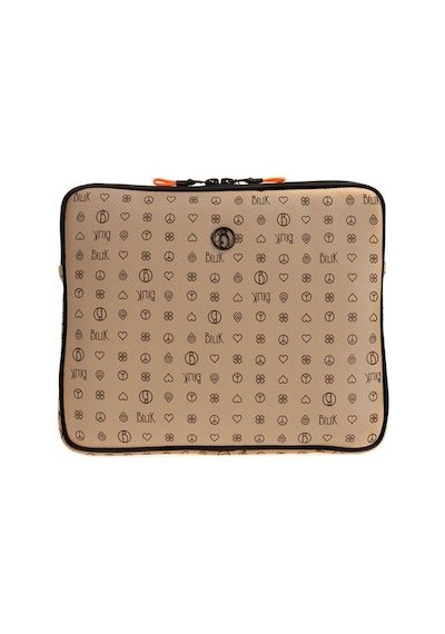 Bilik Deri Monogram Açık Vizon Unisex Laptop & Evrak Çantası Tabl Açık Vizon