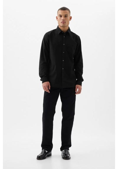 Gap Erkek Standard Fit Siyah Oxford Gömlek-14301 Gap Erkek Standard Fit Siyah Oxford Gömlek-14301