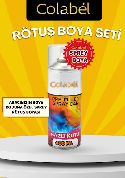 Aracınızın Renk Koduna Özel Sprey Rötuş Boya Seti