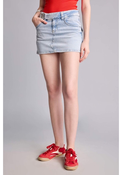 Defacto Mini Jean Şort Etek I4913ax26hsnm85 İndigo-nm85