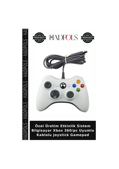 Özel Üretim Etkinlik Sistem Bilgisayar Xbox 360/pc Uyumlu Kablolu Joystick Gamepad