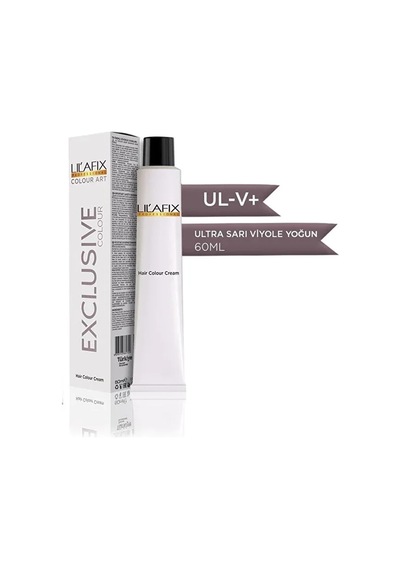Lilafix Krem Profesyonel Tüp Saç Boyası 60ml - Ul-v+ Ultra Sarı Yoğun Viyole
