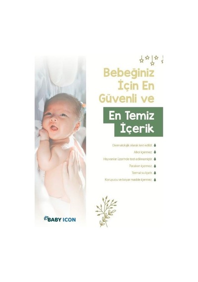 Babyicon Baby Icon Yeni Doğan Bebek Bakım Masaj Yağı Bebe Yağı Ba