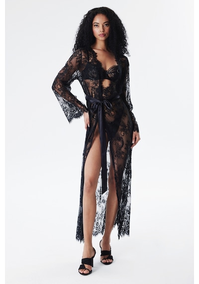 Penti Pirra Lace Dantel Siyah Sabahlık Plknmdeg24sk-bk3 Siyah