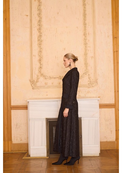 Senna Alıcıa Dress Siyah Siyah
