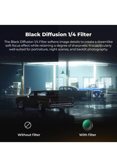 K&f Concept Djı Action 6 Uyumulu / Black-mist 1/4 Nano Kaplama Filtre