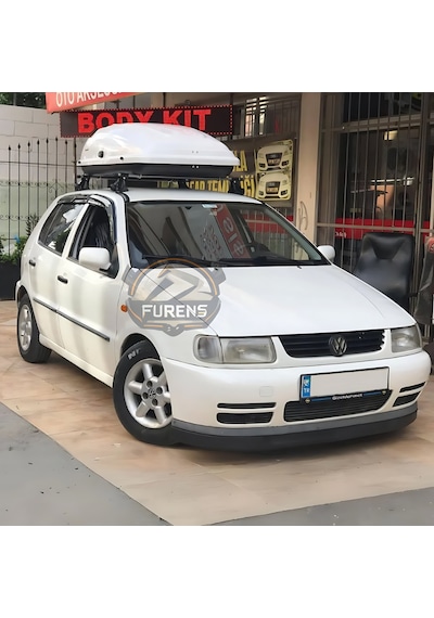 Volkswagen Polo Mk3 1994-2003 6n Uyumlu H Lip Esnek Ön Lip 2 Parça Karlık Ön Ek Tampon Altı Dill