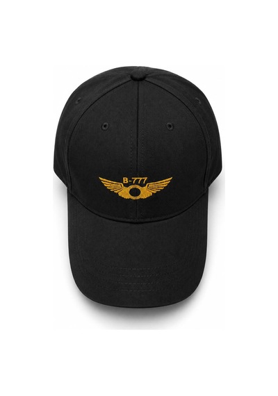 Şapka Siyah "b-777" Kırmız Mavi Beyaz
