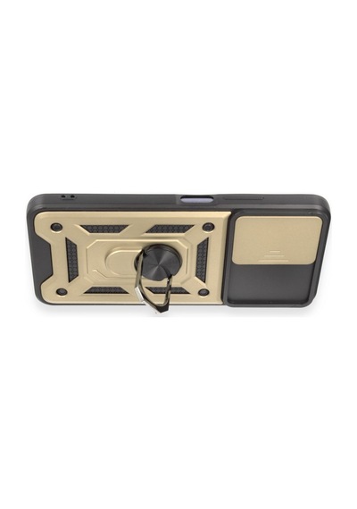 Xiaomi Redmi Note 12 5g Uyumlu Kılıf Pars Lens Yüzüklü Silikon - Gold