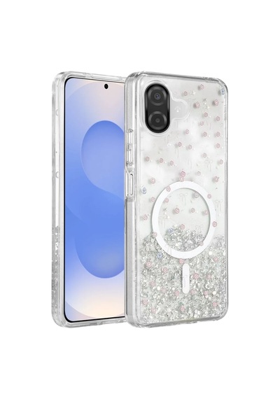 Magicool Onegif Samsung Galaxy Uyumlu A07 4g Misk Simli Magsafe Kapak - Desen 1