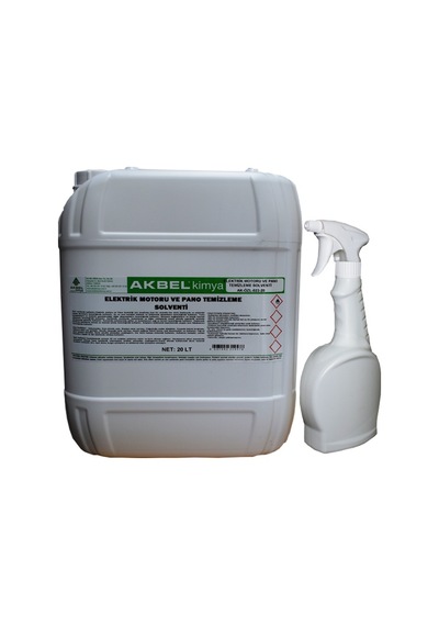 Akbel Elektrik Motoru Ve Pano Temizleme Solventi 20 Lt+Sprey