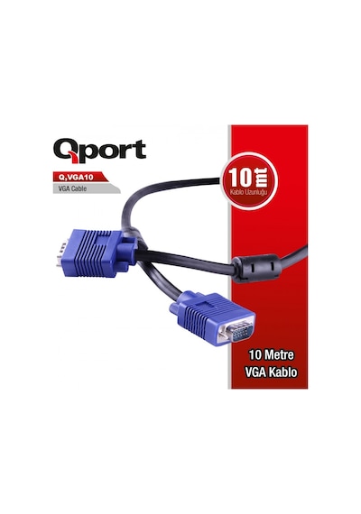 Qport Q Vga10 10mt Vga Kablo