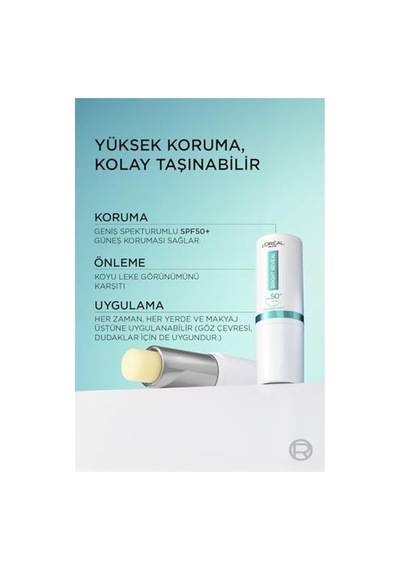 L'oreal Paris Bright Reveal Spf 50+ Ultra Koruyucu Ultra Pratik Stick Güneş Kremi 9ml
