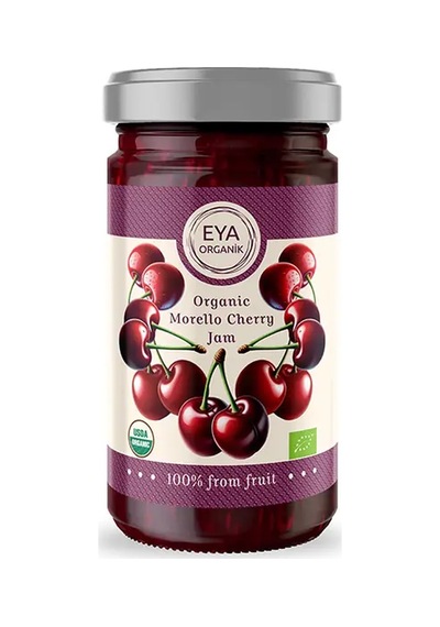 Eya Organik Vişne Reçeli 280 G