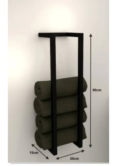 UMUTPARK METAL DUVAR HAVLULUK. Siyah
