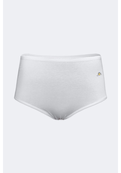 Papatya Kadın 6 Lı Paket Beyaz Modal Yüksek Bel Slip Külot 6gg1851 Beyaz