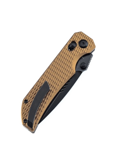 Tenable Eaglestrike Çapraz Bar Kilidi Bronz Eloksal Alüminyum Elmas Desenli Sap Blackwash Nitro-v Çelik Kamp Çakı B1095v5 Kum Tenable Eaglestrike Çapraz Bar Kilidi Bronz Eloksal Alüminyum Elmas Desenli Sap Blackwash Nitro-v Çelik Kamp Çakı B1095v5 Kum