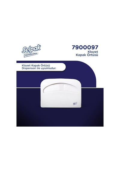 Selpak Professional Premium Klozet Kapak Örtüsü 250 Yaprak 20'li Paket