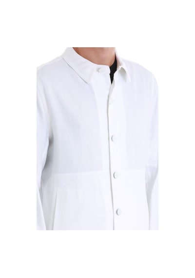 Hatemoğlu Beyaz Regular Fit Düz Mono Yaka Keten Overshirt Spor Takım 33253024c002 001 Beyaz Hatemoğlu Beyaz Regular Fit Düz Mono Yaka Keten Overshirt Spor Takım 33253024c002 001 Beyaz