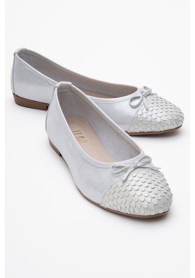 Luvishoes Luvi Shoes 02 Beyaz Simli Hakiki Deri Kadın Babet Ayakkabı Beyaz Luvishoes Luvi Shoes 02 Beyaz Simli Hakiki Deri Kadın Babet Ayakkabı Beyaz