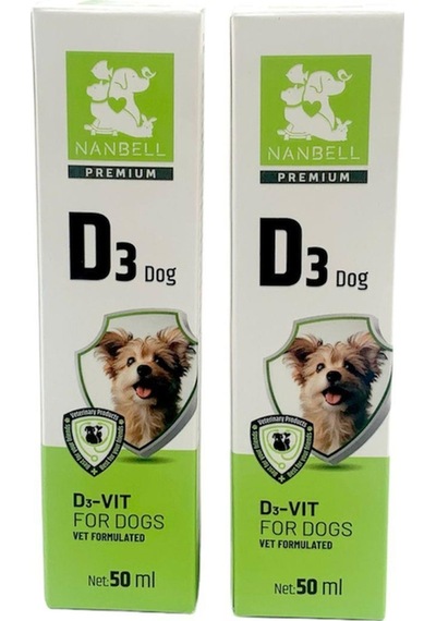 Nanbell Köpekler İçin D Vitamin Takviyesi 2 x 50 ML