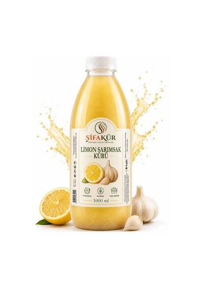 Limon Sarımsak Kürü 1000 ml 60 Gün Dinlendirilmiş