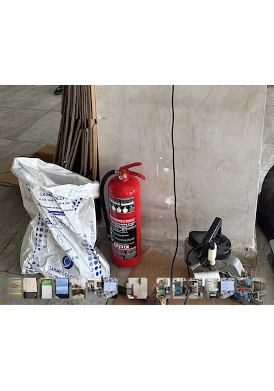 6kg Ruhsata Uygun Toz Yangın Söndürme Tüpü Mevzuata Uygun