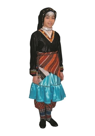 Kostümsarayı Karadeniz Kostümü Kız | Karadeniz Yöresi Kız Halk Oyunları Kıyafe