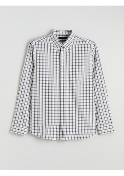 Lcwaıkıkı Classic Bej Regular Fit Ekose Gabardin Erkek Gömlek