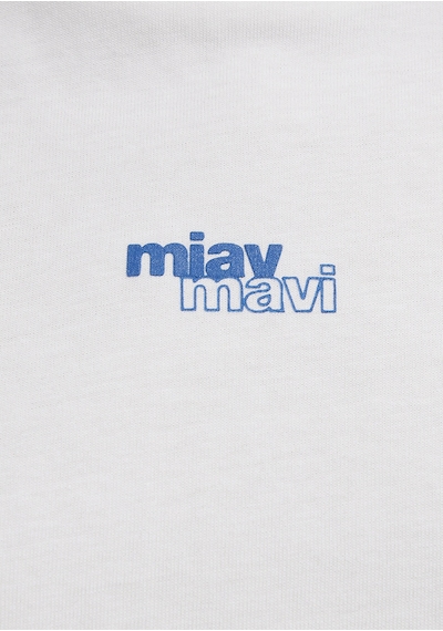 Mavi - Miav Baskılı Ekru Tişört 1614091-70057 Ekru