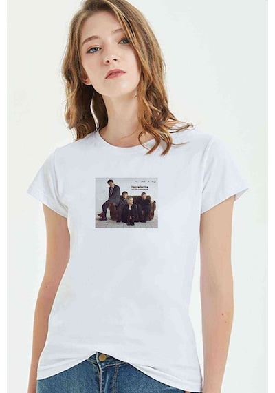 The Cranberries Baskılı Beyaz Kadın Tshirt